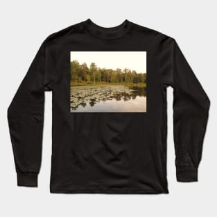 Water Lilies - Green - Frontenac Provincial Park Long Sleeve T-Shirt